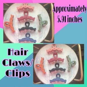 NWT 5.91” Hair Clip Random Colors 3/$10 You can pick your color until sold out